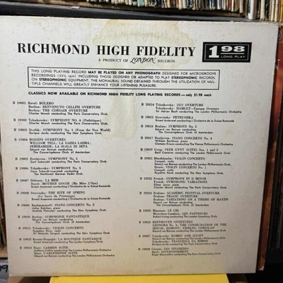 Various – Symphonic Marches Vinyl Record VG+ AB129 - Picture 2 of 2